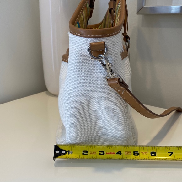 Fossil Coated Canvas and Leather Tote - Picture 4 of 16